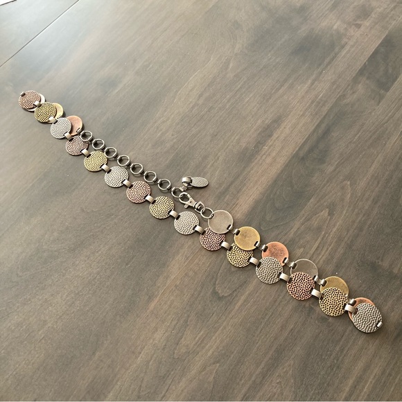 Accessories - Unbranded Multicolored Hammered Metal Waist Belt Body Chain
